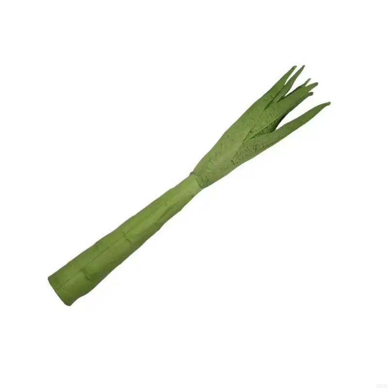 G99A نموذج الخضروات البلاستيكية Celtuce الاصطناعي للديكور المنزل حفلة صور الدعائم فو زخرفة الطعام الجدول المركزية