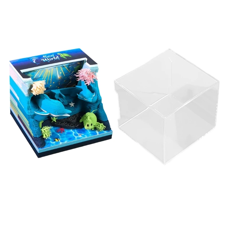 

High Grade 2026 Datebook With Unique Marine Themed Paper Carvings For Daily Use