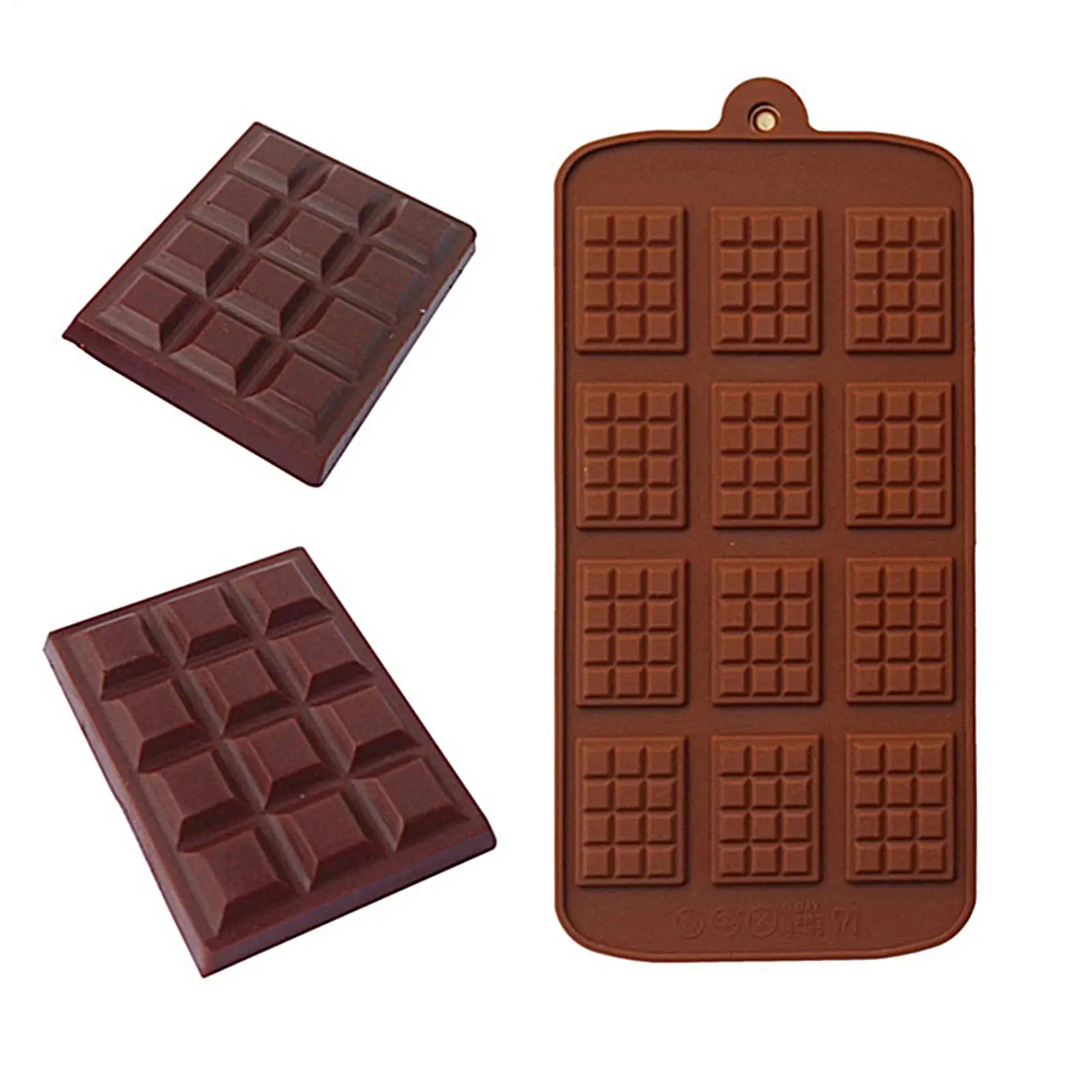Multiple Models Chocolate Mold Silicone Deep Chocolate Bar Making Mold Non-Stick Reusable Candy Mold Kitchen Baking Tools