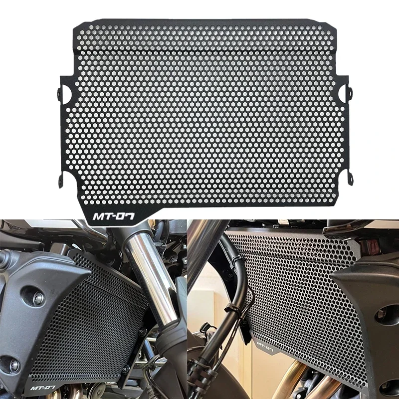 

For Yamaha MT-07 FZ-07 MT07 MT FZ 07 2014-2023 2020 2021 2022 FZ07 MT07 Motorcycle Radiator Grille Guard Cover Fuel Tank Protect