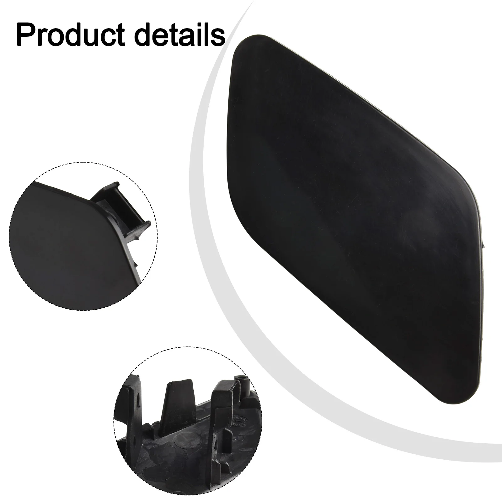 

Plastic Washer Cover Headlight Washer Nozzle Cover Replacement Accessory Vehicle Specific Part As Shown Headlight Maintenance