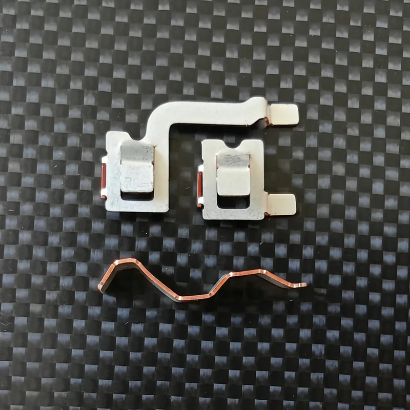 1Set Silver‑Plated Copper Conductive Strip 0.5mm Thickness High‑Temp Resistant Contacts for Tamiya Mini 4WD S1 S2 SS Chassis