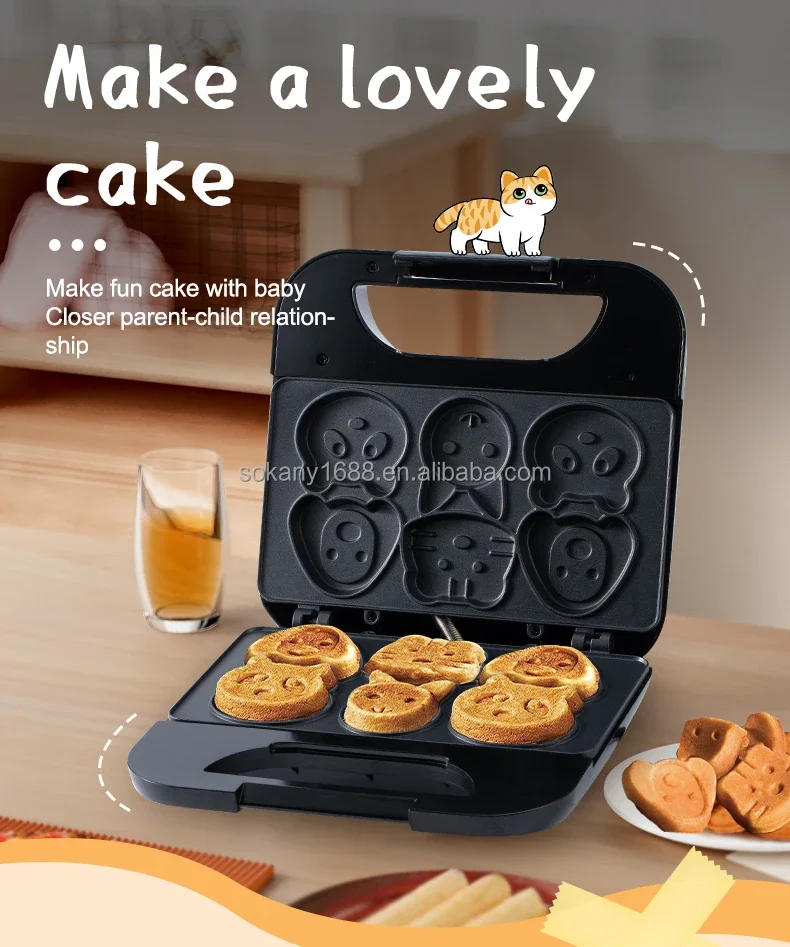 Sokany 2024 Hot Selling Breakfast Machines Non-stick pan breakfast machine Safe and healthy sandwich machine