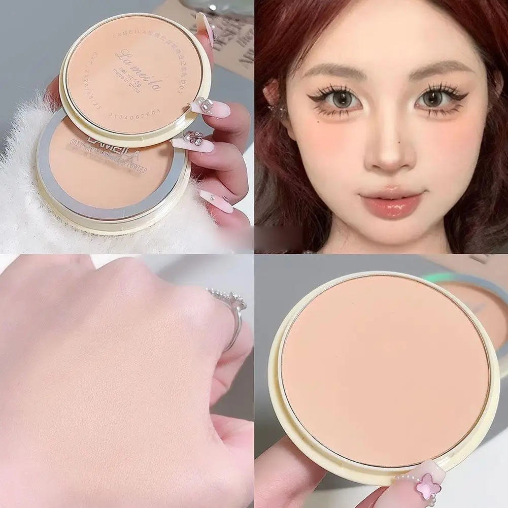 Puder wygładzający z efektem soft focus, kontrolujący wydzielanie sebum, wodoodporny, długotrwały, wykończeniowy puder do makijażu, redukujący widoczność porów, korektor, upiększający prezent dla kobiet.