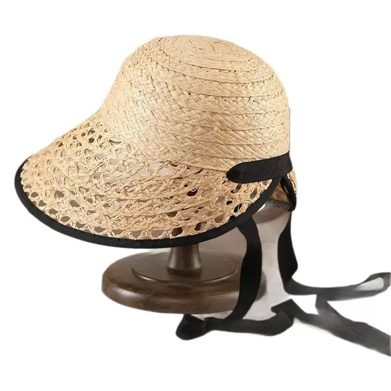 26 Styles of Women’s Summer Straw Hats: Openwork, Tie-Back, Boater, Holiday, Beach, Sun Protection, Breathable Woven Hats