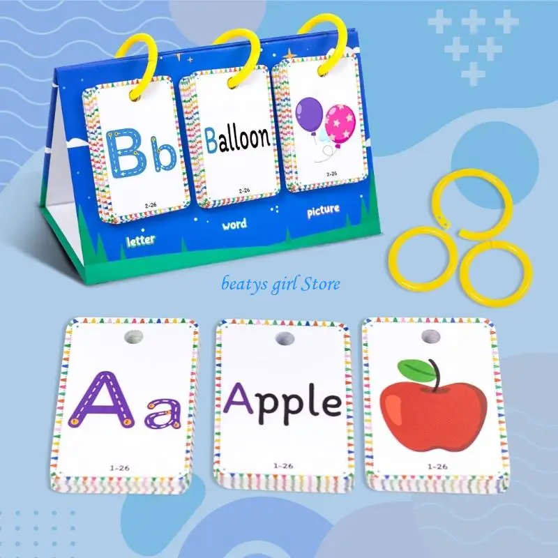 C7AB Multitheme Language Cards 78PCs Alphabets Vocabulary Set For Early Education