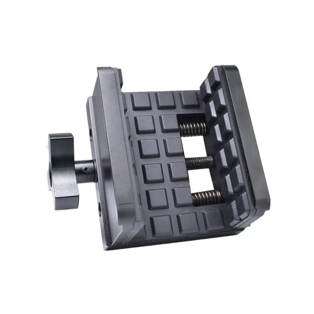 Durable Aluminum Alloy Outdoor Telescopic Clamp Telescopic Adjustment Stable Universal Clamp Bracket Secure Mounting