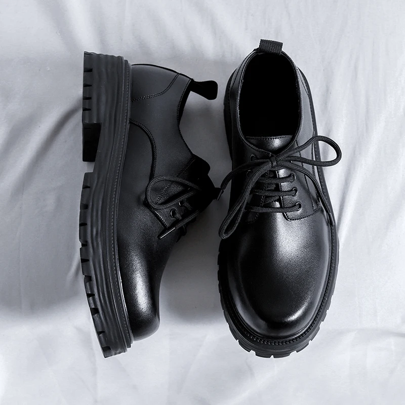 

Luxury Brand Male Oxford Business Shoes Designer Formal Work Flats Men's Formal Shoes Italian Brown Leather Wedding Shoes Party