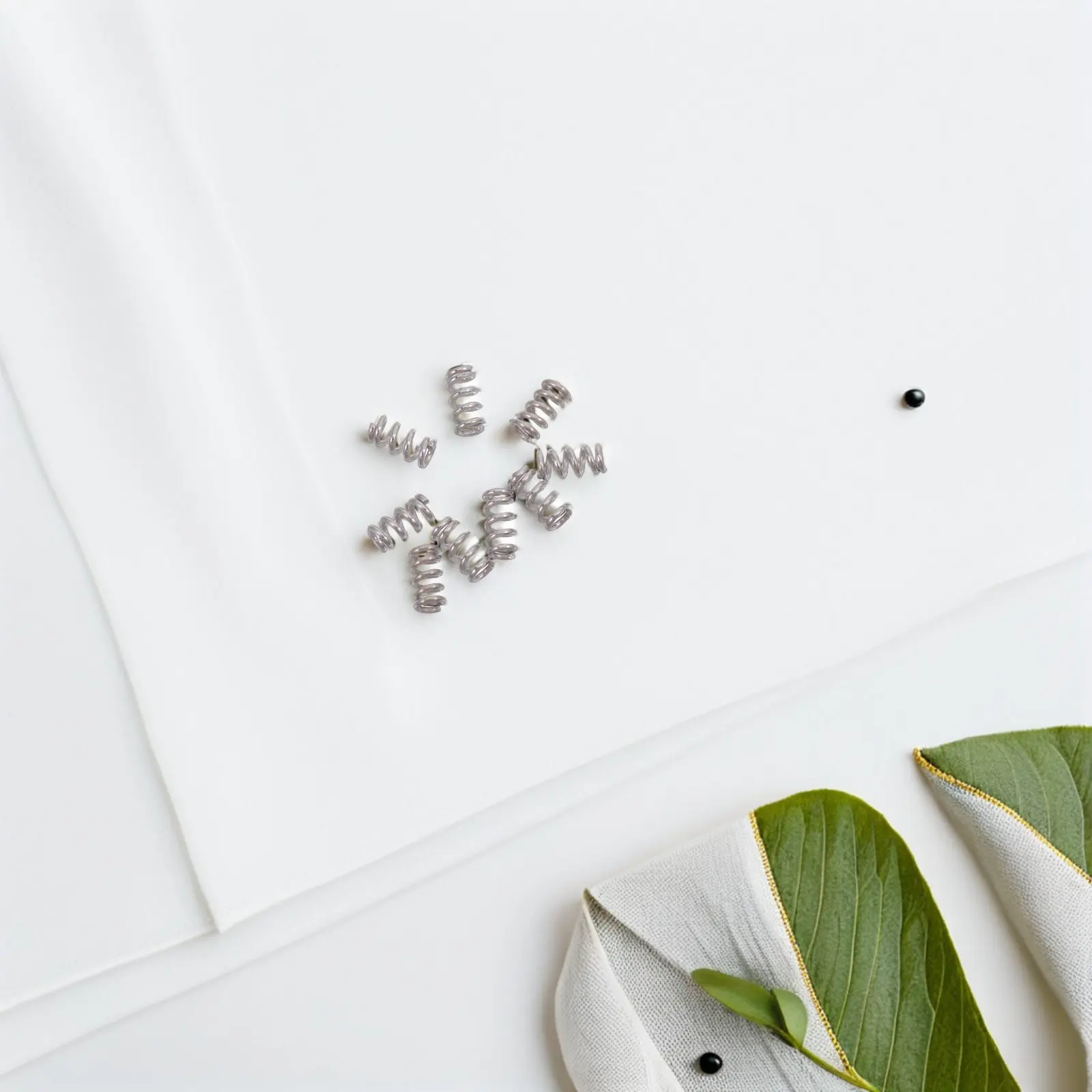 10Pcs Stainless Steel Mini Compression Springs Small Springs Replacement for Ballpoint Pen Mechanical Craft Projects