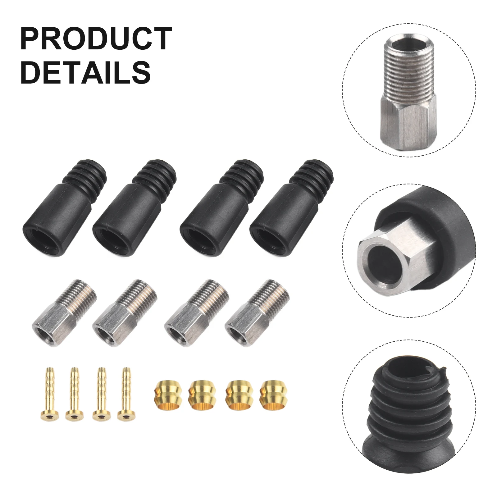 

MTB Bicycle Disc Brake Olive Heads Set Olive Connector Insert Connecting Bolt Kit Cycling Mountain Bike Accessories
