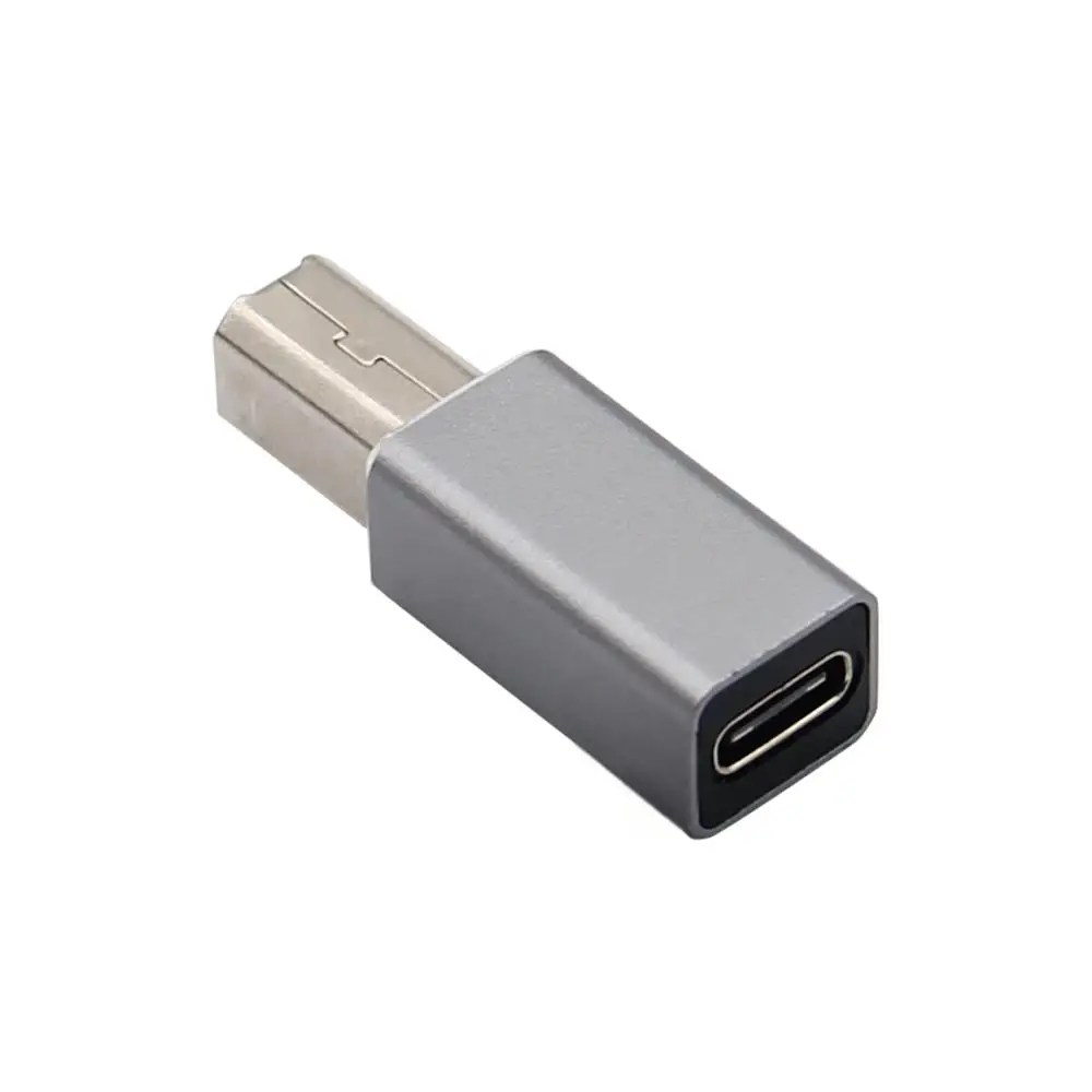 Adaptador USB tipo C hembra a USB B macho para convertidor de impresora de escáner adaptador de transferencia de datos USB C