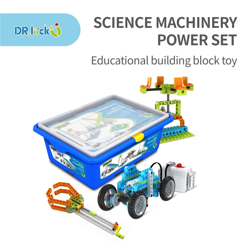 Ciência máquinas de energia educacional blocos de construção conjunto grande robótico engrenagem máquinas tijolos vapor brinquedo educacional para crianças