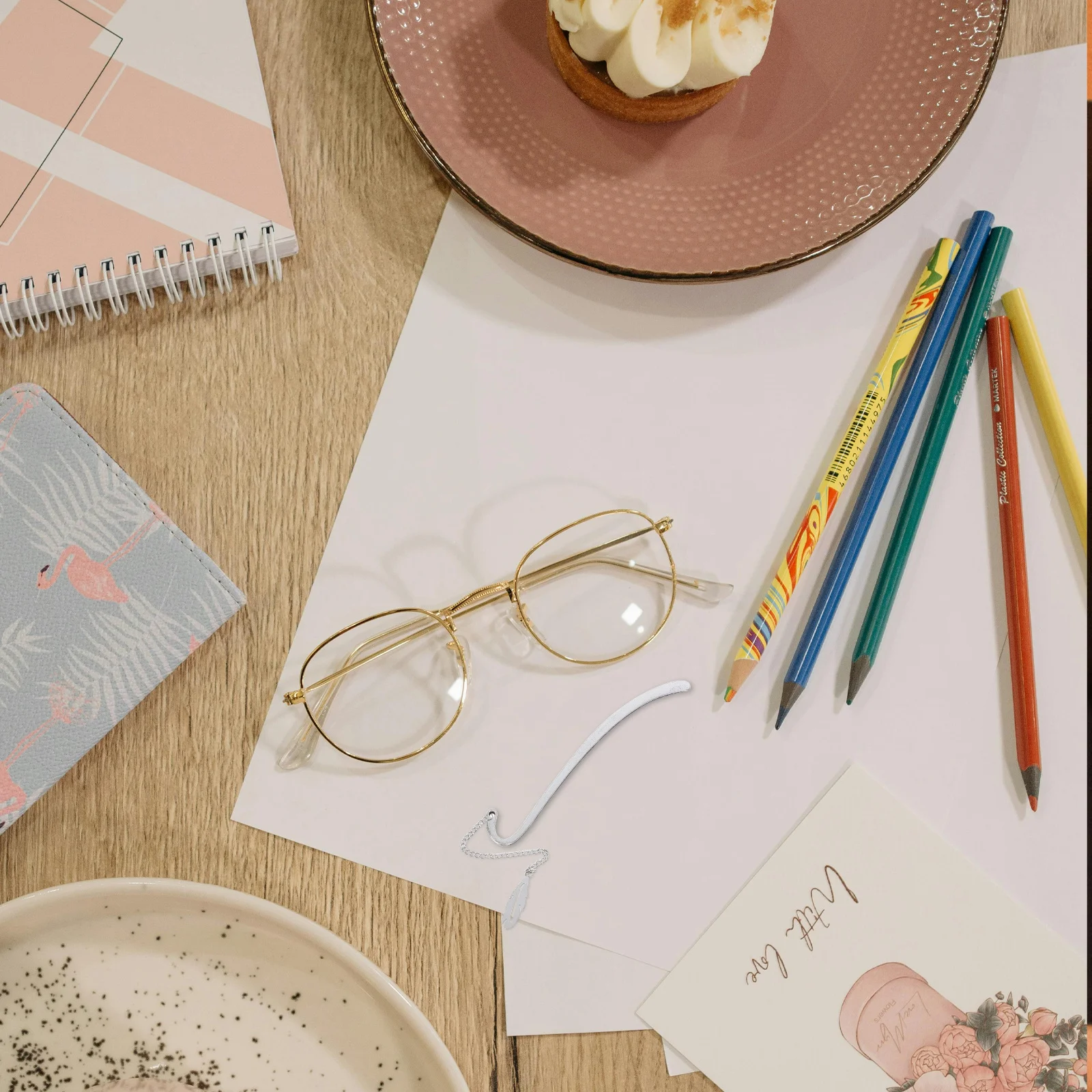 

50pcs Retro Bookmark Charms Vintage Silver Birdcage Alloy Diy Hook For Jewelry Making Craft Projects Reading Accessories