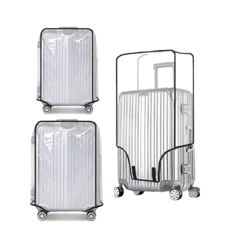 New Full Transparent Luggage Protector Cover Waterproof Dustproof Durable Suitcase Cover Protector Travel Accessories PVC Case