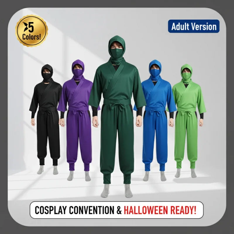 

▶❤Gachiakuta Tamsy Caines Cosplay Costume Set Jacket Pants Waist Bag Halloween Christmas Embroidery Anime Unisex❤◀