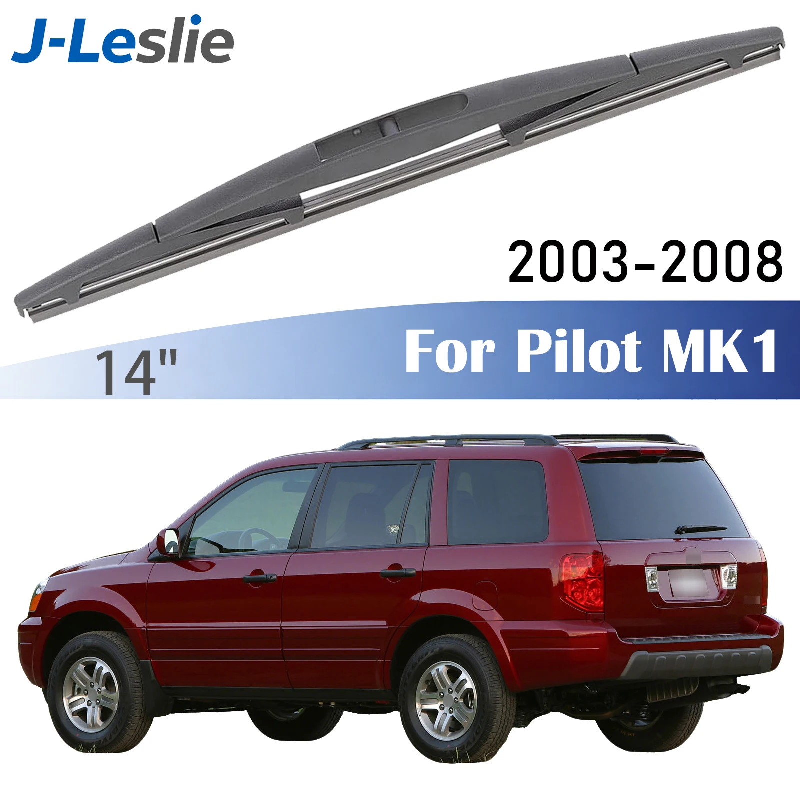 14-Zoll-Heckwischerblatt für Honda Pilot MK1 2003–2008, Windschutzscheibenwischer, Fensterreiniger, Regenbürsten, Zubehör scheibenwischer Hinten Heckwischerarm