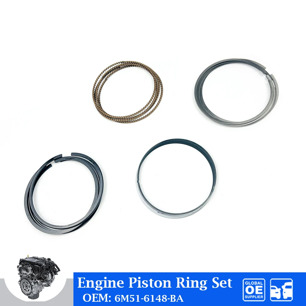 

Набор поршневых колец STD для Ford Mondeo 2.0 Winning 2.3 EcoBoostGTDi, автомобильные аксессуары для двигателя 6M51-6148-BA 6M516148BA, 4-цилиндровое кольцо