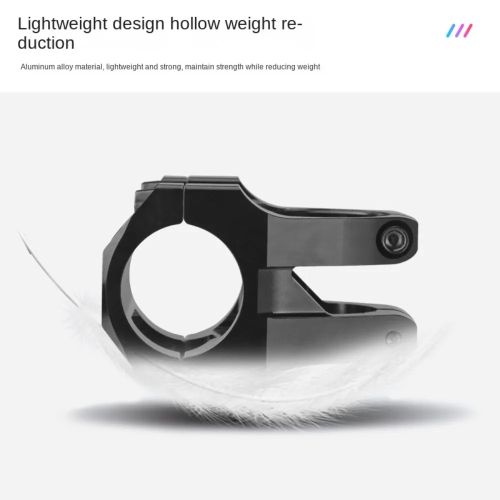 

Aluminum Alloy MTB Handlebar Power Bike Stem Black Red Blue Purple 35/45mm Mountain Bicycle Bridge Cycling High-strength