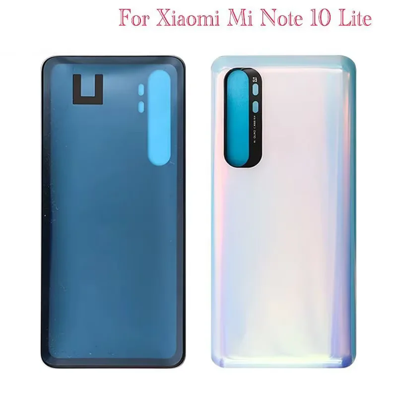 6.47'' For Xiaomi Mi Note 10 Lite Battery Cover Rear Back Door 3D Glass Housing Case Mi Note 10 Lite Battery Housing