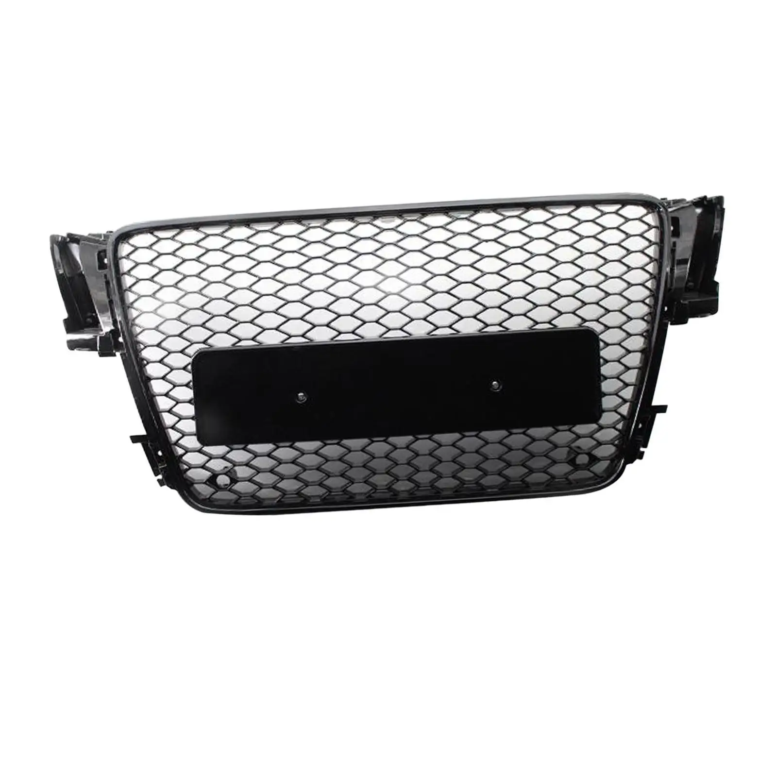 

Car Front Grille Grill Vertical Grille Replacement Easy to Install with License