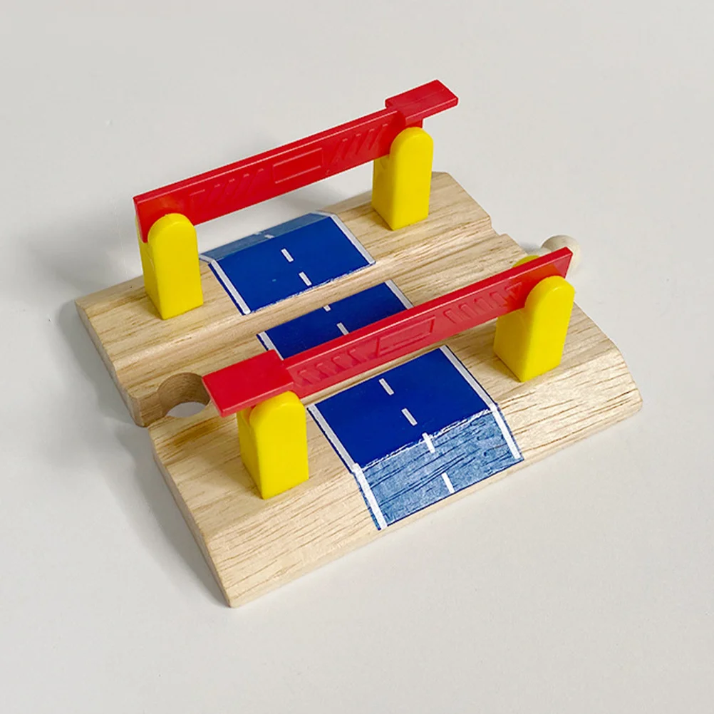 Szyna kolejowa, bariera, kreatywne DIY, blokada drogowa, akcesorium dekoracyjne, akcesoria do szyn kolejowych, model do zabawy.