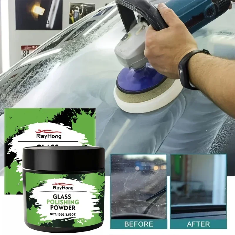 Restore Glass Clarity Polishing For Brightness|Glass Scratch Repair Powder Nanoscale Scratch Repair Super Glass Polishing Powder