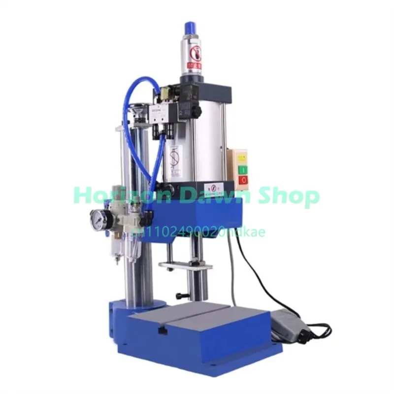 63 Desktop Pneumatic Press 200KG Pedal Control Adjustable Punching Machine 220V