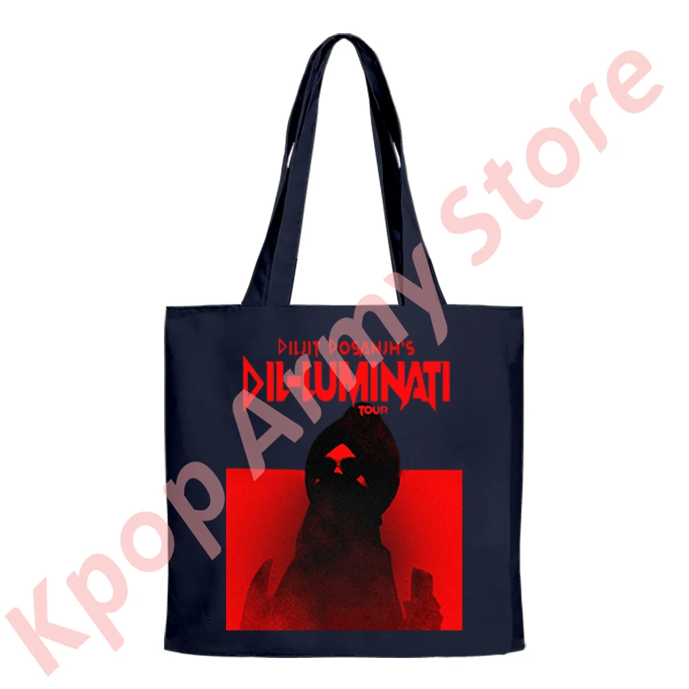 Diljit Dosanjh Dil-Luminati Tour Merch Shoulder Bags Summer Women Men Fashion Casual Streetwear Bag