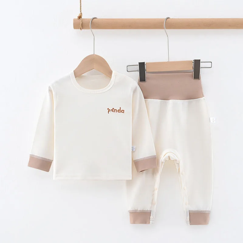 

NEW Baby Pajamas Set Spring Autumn Home Wear Top+Pants Infant Boys Underwear 2Pcs Toddler Girls Long Johns 0-2Y