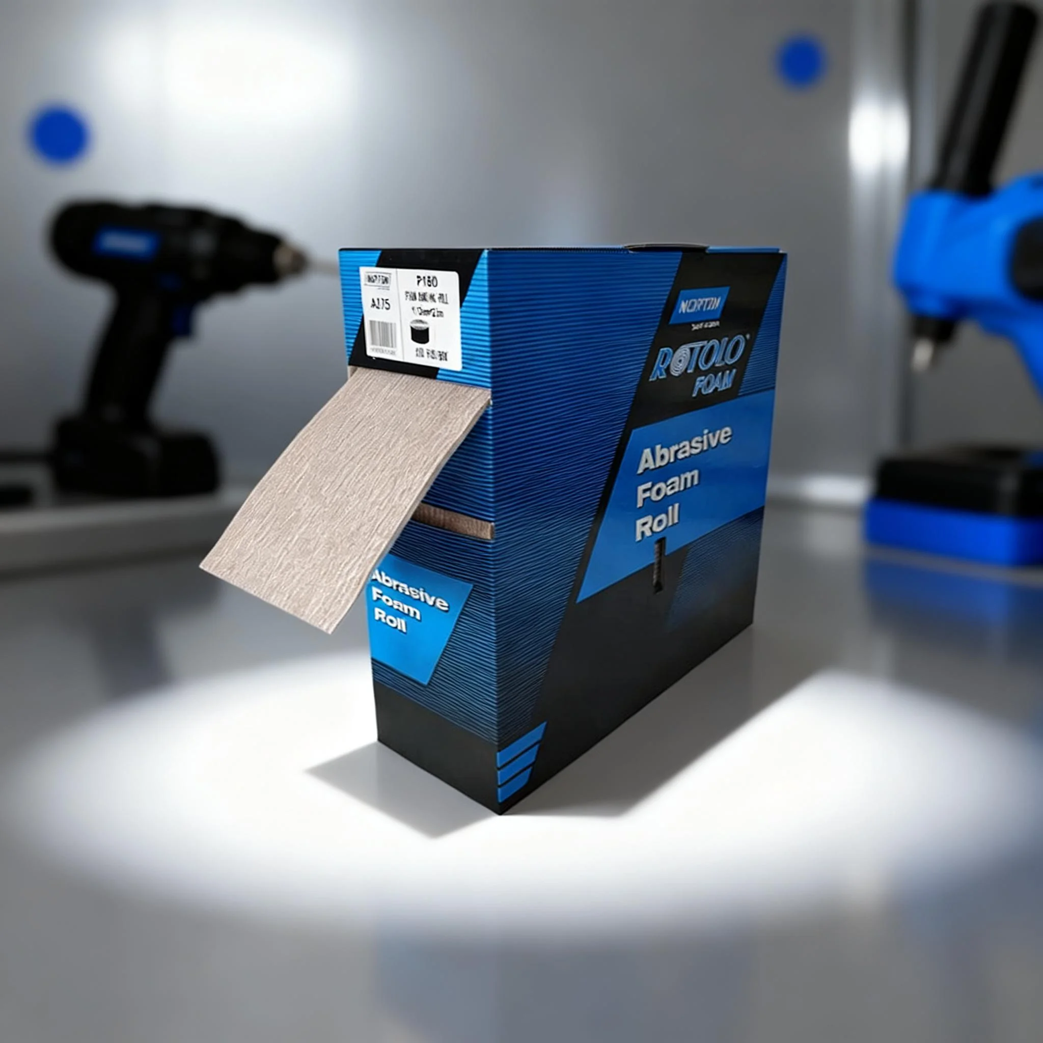 

Рулон абразивной бумаги NORTON, 200 листов в коробке, для полировки листового металла, дерева и мебели – для финишной обработки после покраски распылением