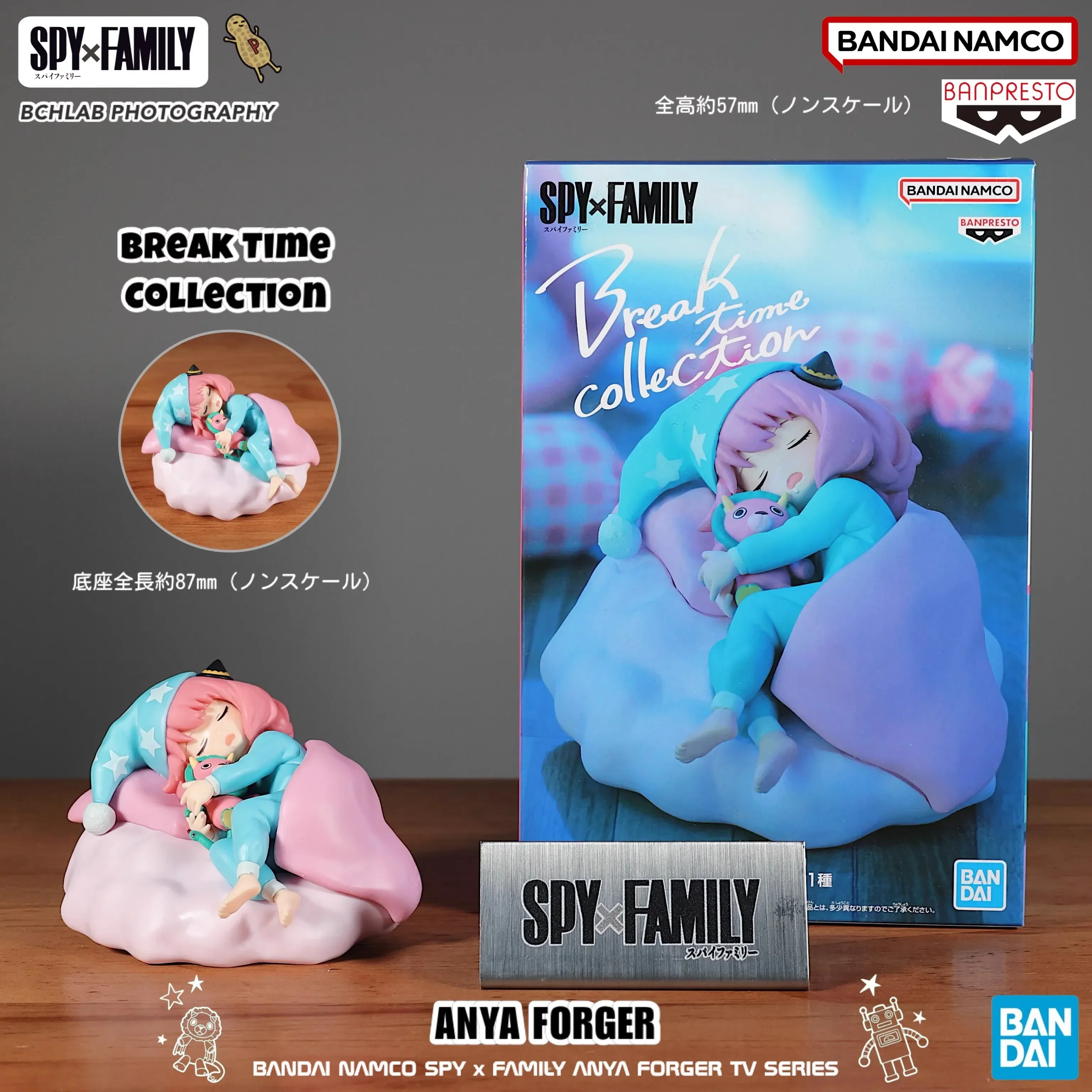 Original Bandai อะนิเมะ SPY×FAMILY Furyu Anya Forger Loid Forger Bond Forger Yor Forgerr Action Figure Collector ตุ๊กตาของเล่น