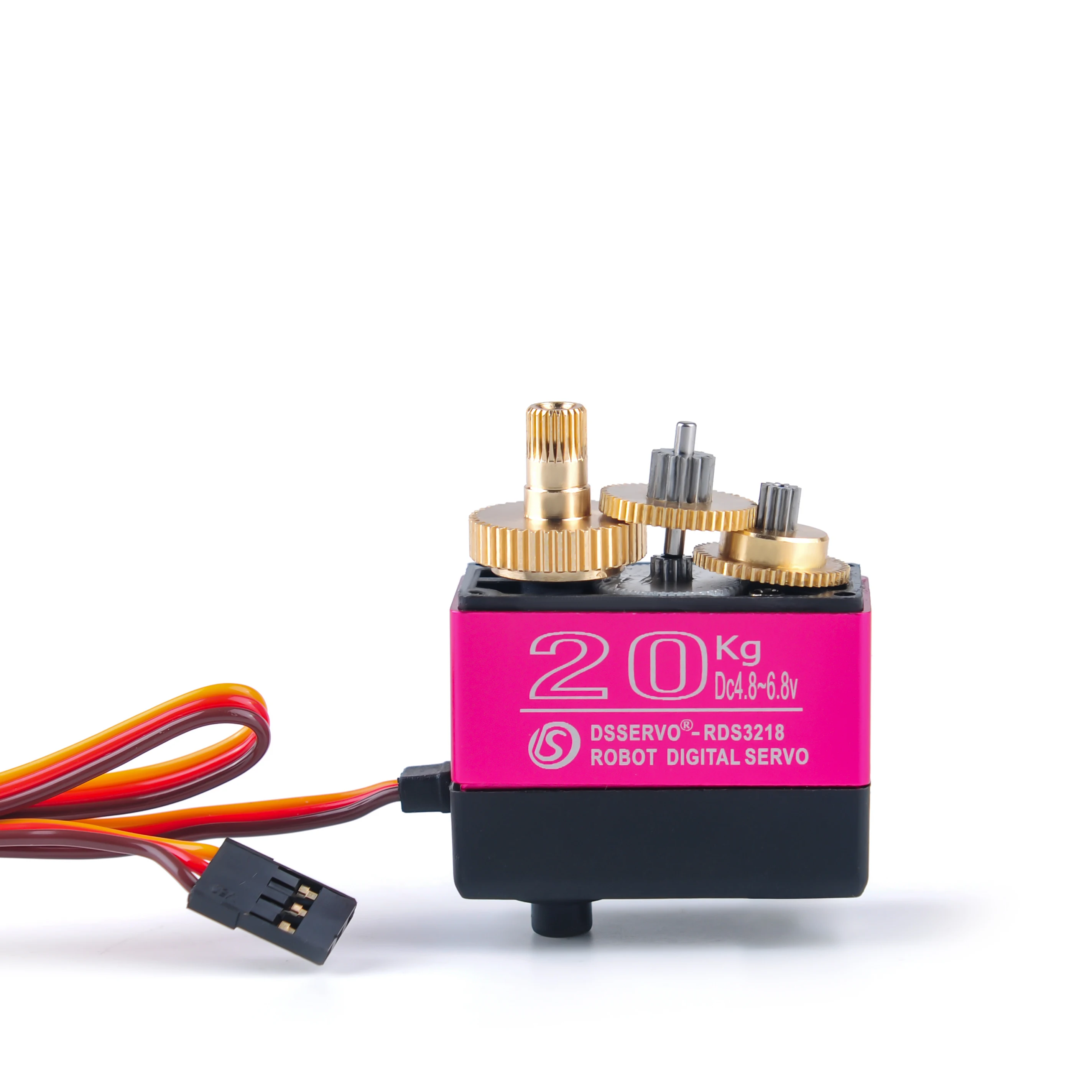 RDS3218 Dual Axis Digital Servo Motor 20KG Metall Getriebe 180/270 Grad Mit U Halterung Servos DIY Teile für Robotic RC Auto Modell
