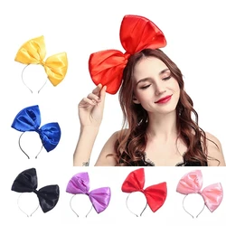Women Girls  Bridal Big Hair Bow Knot Headband band  Hoop for Birthday Wedding  Cosplay Costume Party  Christmas