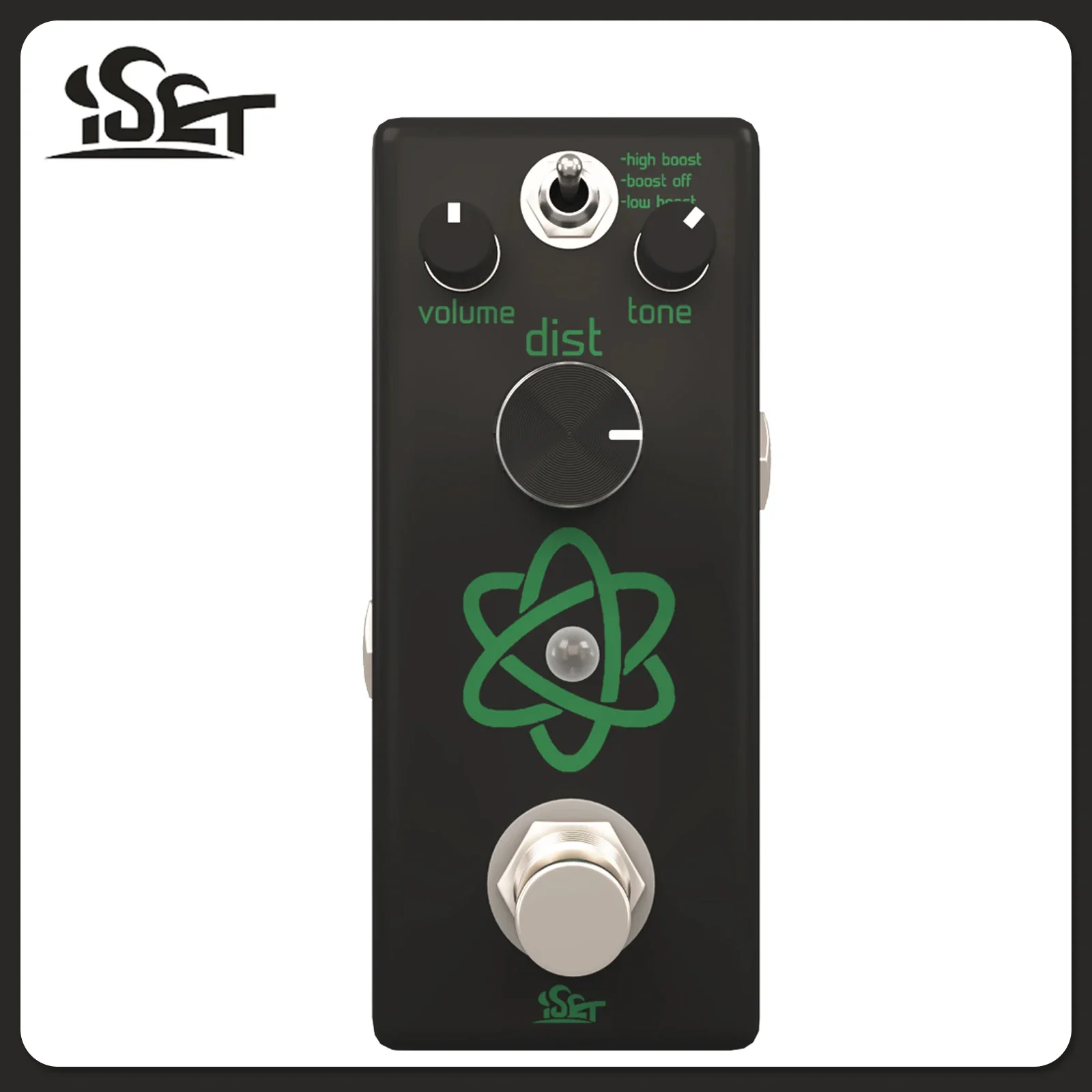 ISET PD-3 تأثير الغيتار المعدني الثقيل دواسة تأثير الذرة الصغيرة المعادن الثقيلة صحيح الالتفافية دواسة الغيتار الكهربائي باس الملحقات #1