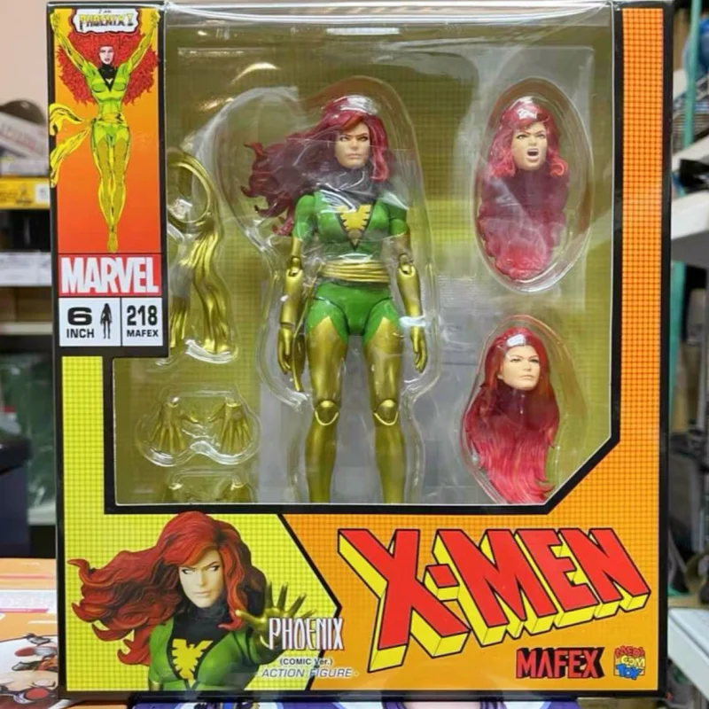 

Original 6-Inch Mafex 218 Marvel X-Men Phoenix Girls Jean Grey-Summers Phoenix Mobile Doll Tabletop Decoration Collect Gifts