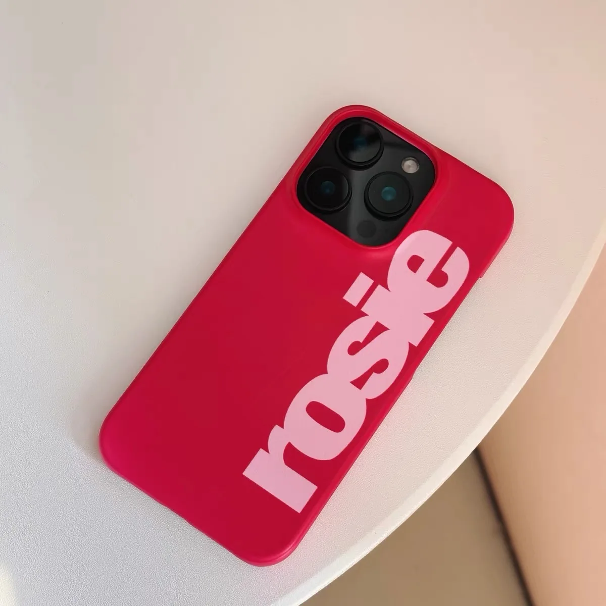 Ins Korean Sweet Pink Letters Case for IPHONE 16 ProMax 15 14 13 12 11 PRO 16 Plus Acrylic TPU Two in One Magnetic Phone Cases - Image 6