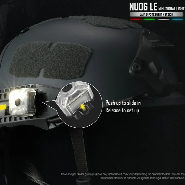 Nitecore NU06 LE NU06 MI USB-C كشافات قابلة لإعادة الشحن IR مصباح إشارة تحذير مصباح إشارة دراجة تسلق ضوء شرطة الطوارئ