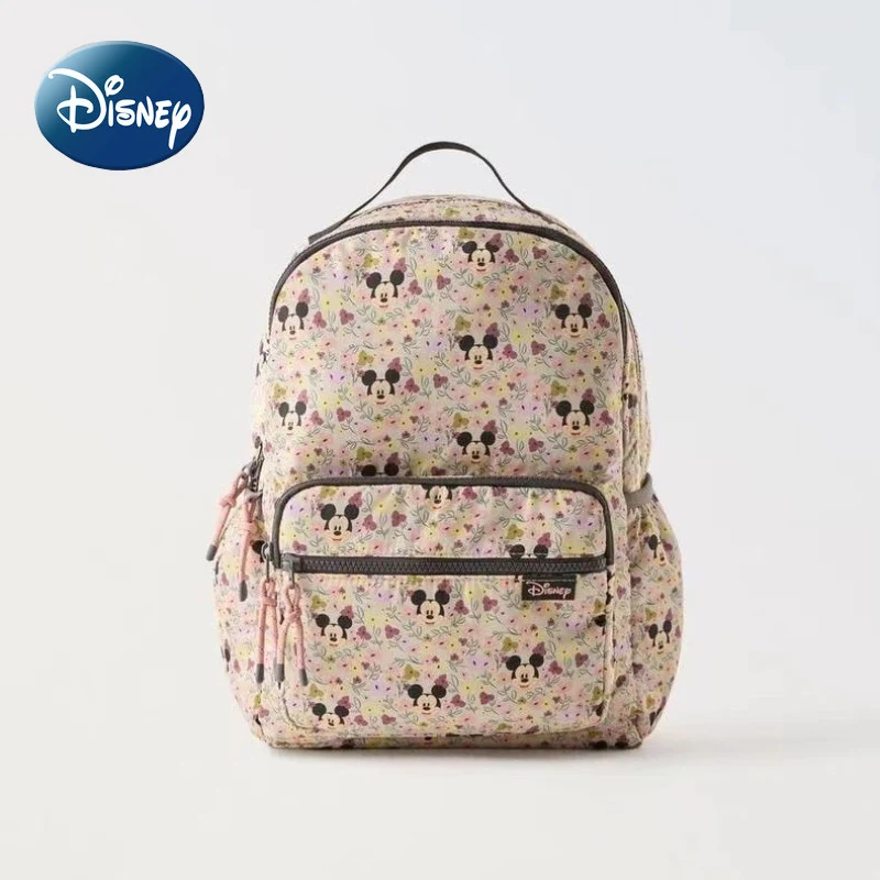 Disney co-branded 2024 autumn new product children\'s bag girls Minnie cute backpack backpack mommy bag crossbody bag