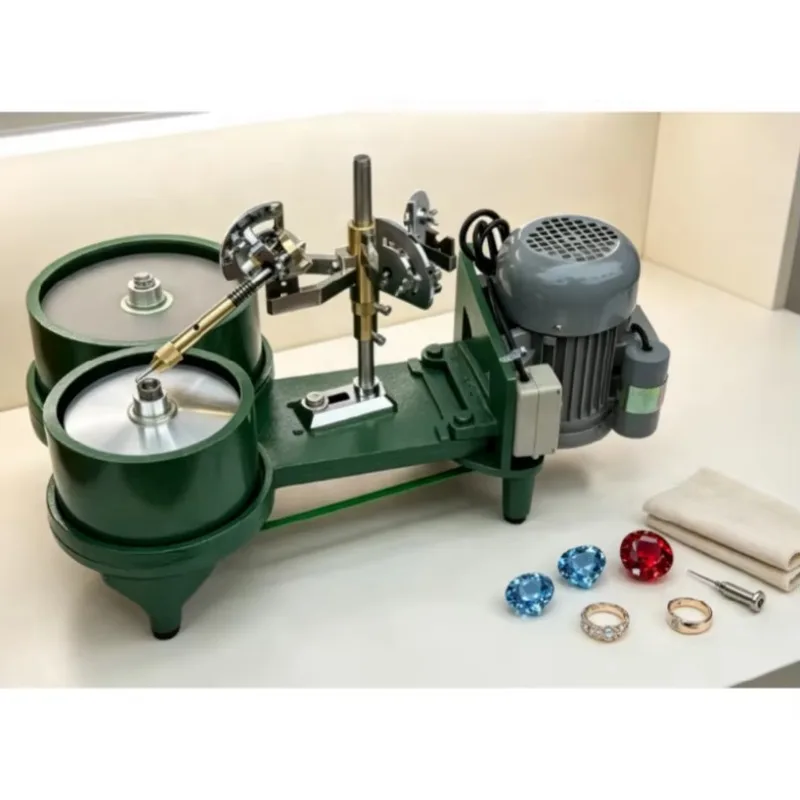 Digital Angle Controlled Gem Grinding System for Jewelry Artisans Requiring Consistent Polishing Results