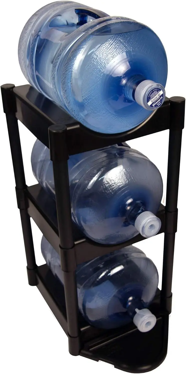 Bottle Buddy 3 Tray Water Bottle Racking Storage System with Floor Protector