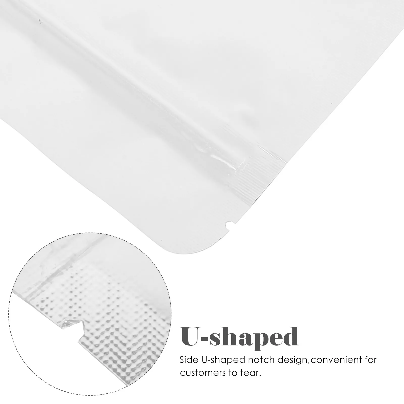50Pcs Airtight Resealable Bags Food Storage Pouches for Snacks Jewelry Small Items Packaging Resealable Bags for Packaging