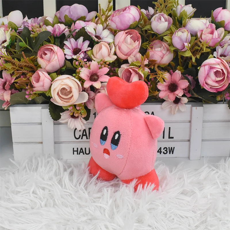 Star Kirby Anime Game peluche cuore rosa fragola Kirby bambola di pezza Kawaii The Zodiac Libra Kirby portachiavi regalo di natale