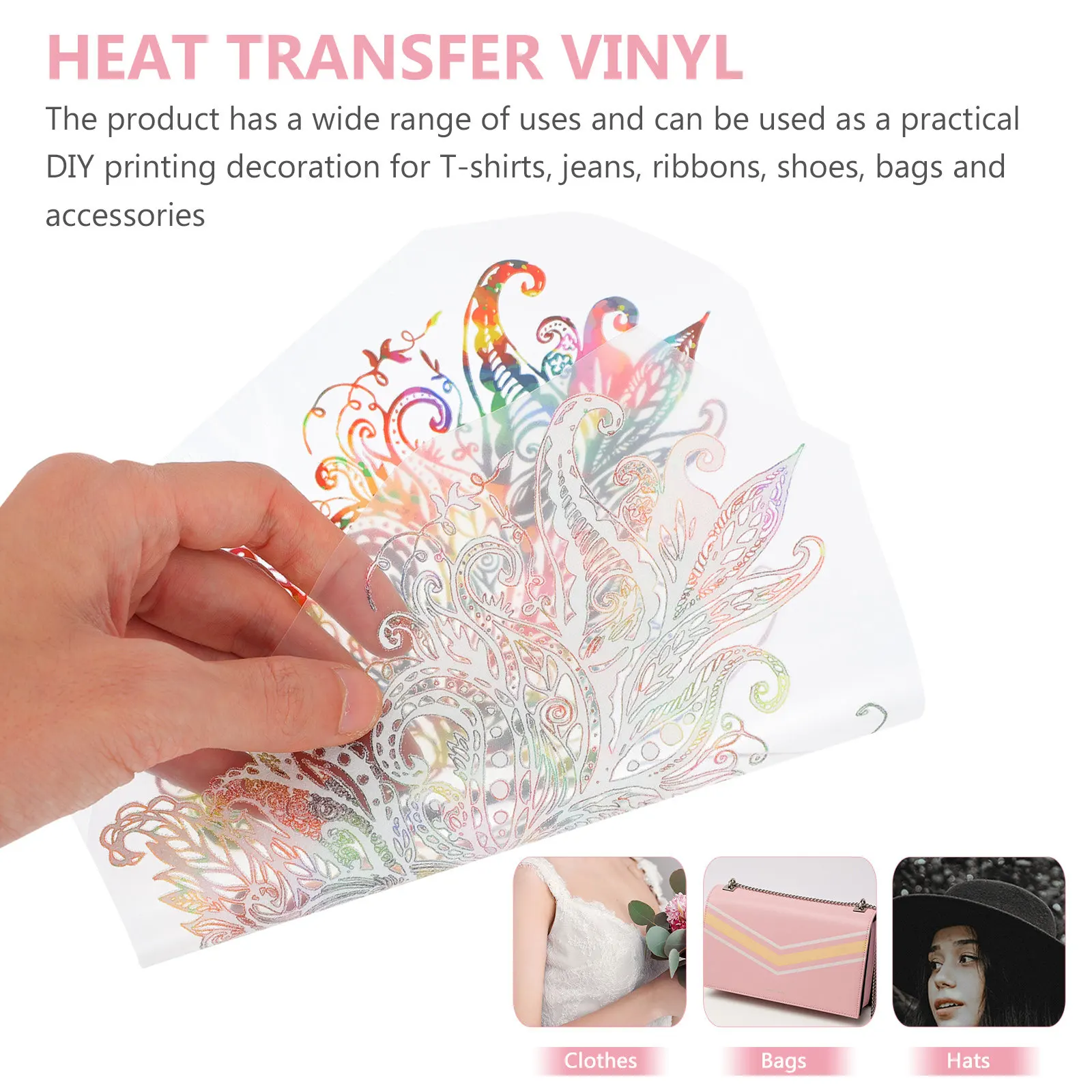 5 Sheets Clothing Heat Transfer Film Printing Membrane for T-shirts Stickers Decals - view 4