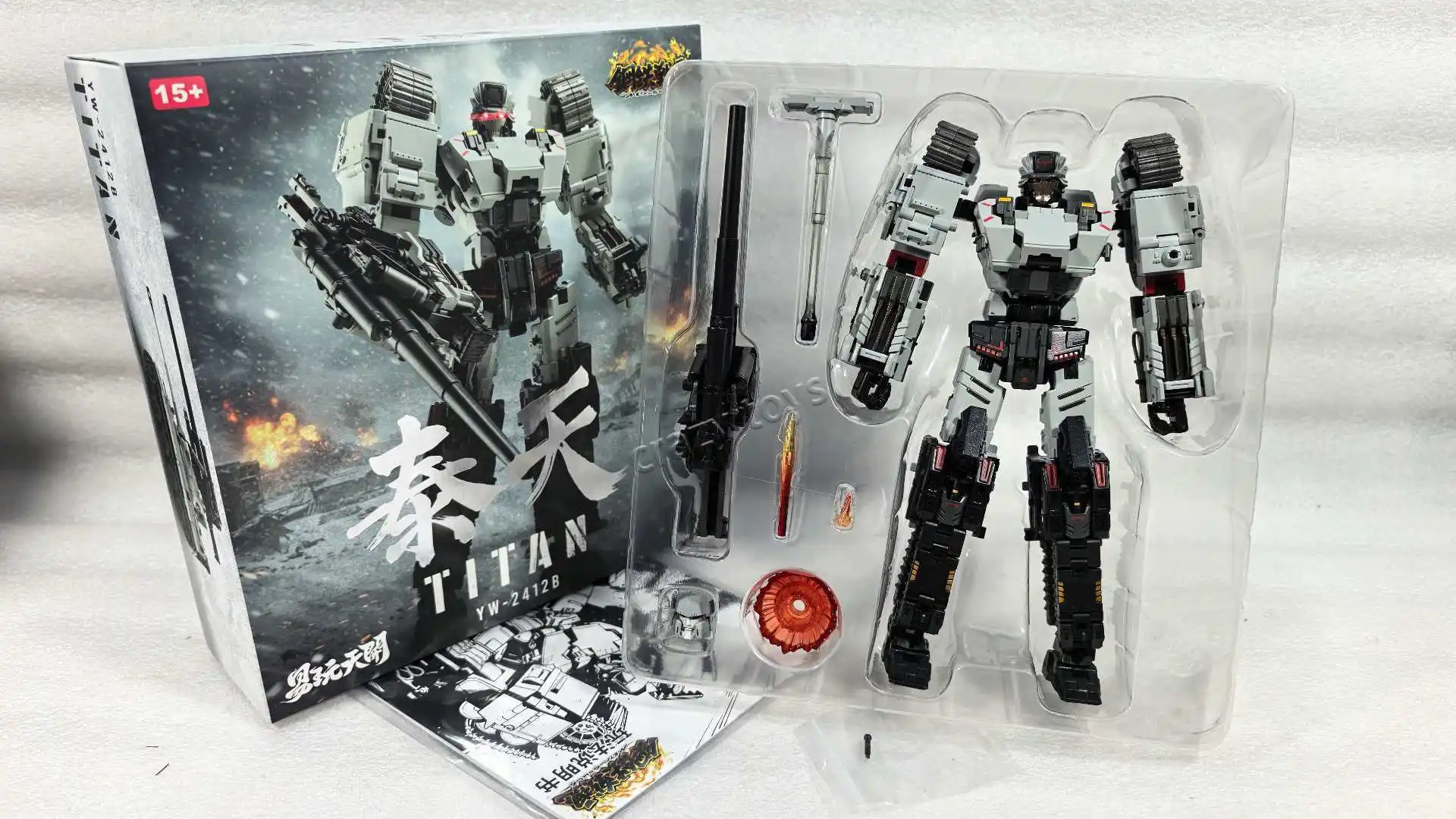 

【In Stock】TOYSEASY Transformation YW-2412B YW2412B Metal Souls Tiger Tank Total Steel War Soul Action Figure Collectible Model