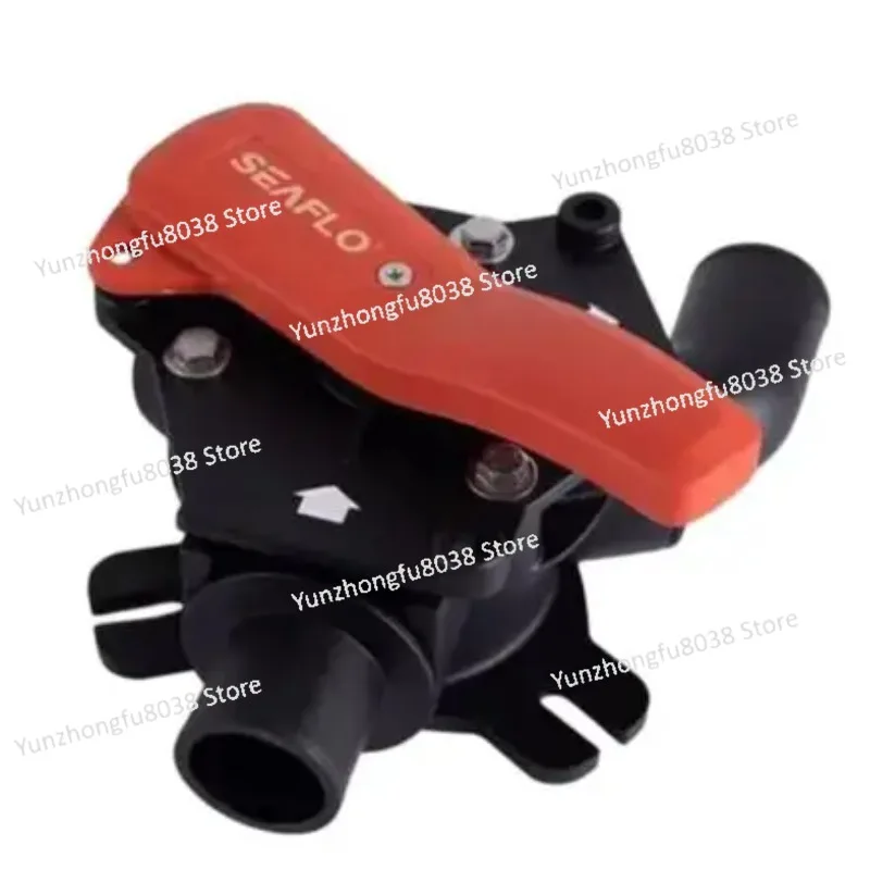 Marine Waste Tank Y-Valve Marine Toilet Drain Valve for Boats and RVs, 3/4