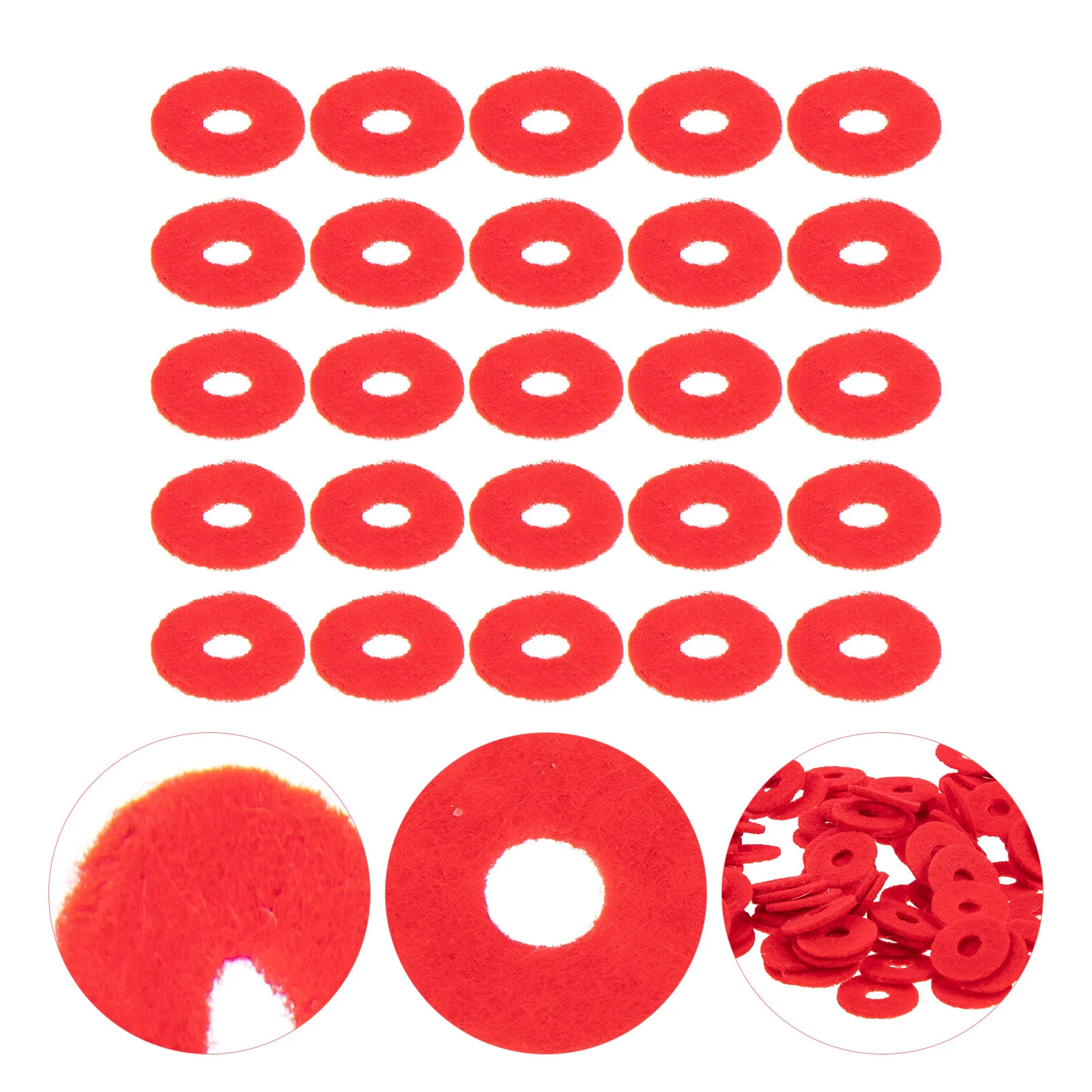 

90 Pcs Piano Key Washers Felt Keyboard Leveling Rucksack Washing Machine Convenient Cushion
