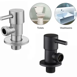 304 Stainless Steel Faucet Triangle Valve 4 Points Thread Angle Valve Inlet Water Stop Valve Apply To Kitchen Sink Bathroom