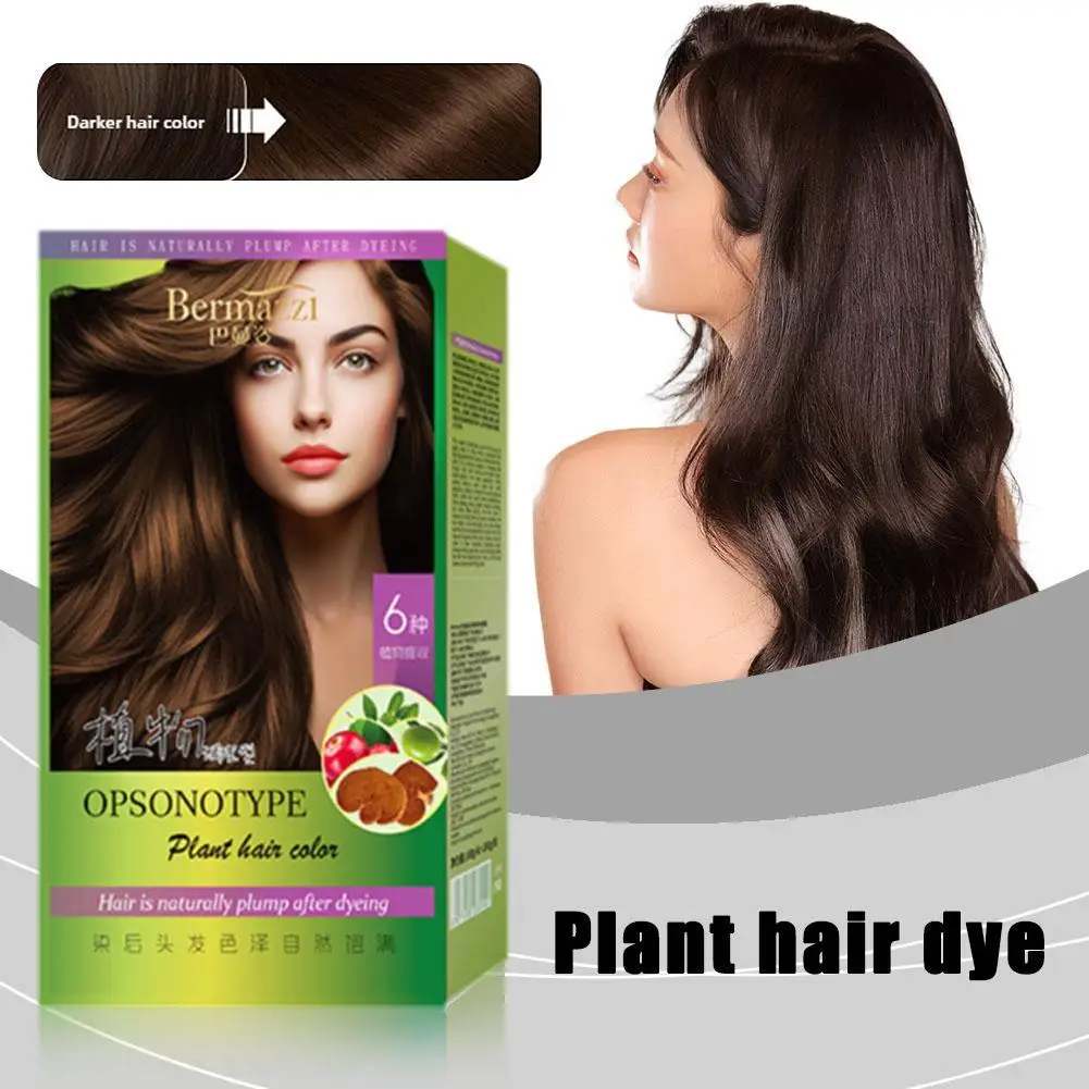 

Natural Herbal Hair Coloring Hair Dye Nature Plants Coloring Conditioner No Damage To Hair Tintes Para Cabello