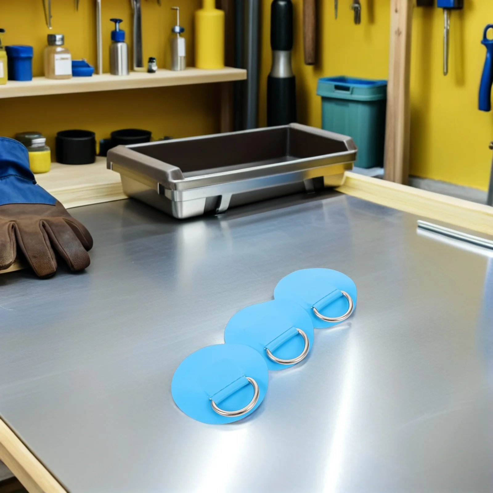 6 قطعة كاياك D حلقة التصحيح الأزرق الثقيلة مشبك تصميم ل Paddleboard كاياك الصيد اكسسوارات نفخ مجداف مجلس كليب #2