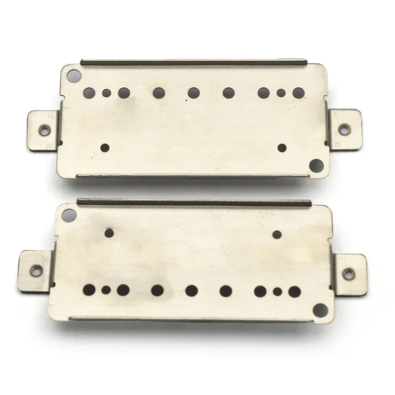 7-String Humbucker Pickup Baseplate, White Copper Pickup Parts, Copper-Nickel Alloys, 9.62mm, 10.4mm, 2Pcs